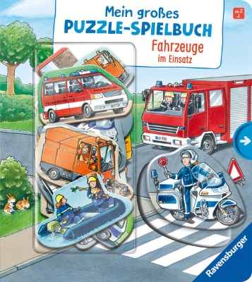 Bild von Mein großes Puzzle-Spielbuch: Fahrzeuge im Einsatz