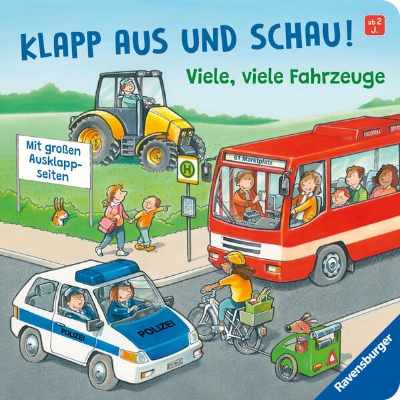 Bild von Klapp aus und schau! Viele, viele Fahrzeuge