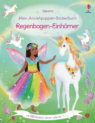 Bild von Mein Anziehpuppen-Stickerbuch: Regenbogen-Einhörner