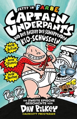 Bild von Captain Underpants Band 2 - Angriff der schnappenden Kloschüsseln