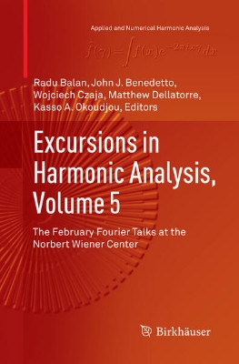 Bild von Excursions in Harmonic Analysis, Volume 5