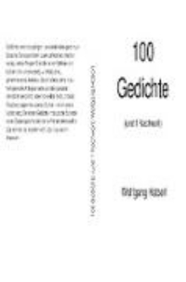 Bild von 100 Gedichte (und 1 Nachwort) (eBook)