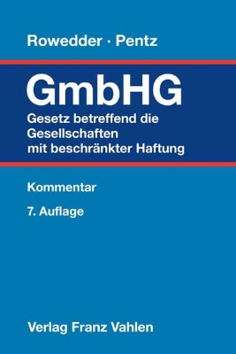 Bild von Gesetz betreffend die Gesellschaften mit beschränkter Haftung