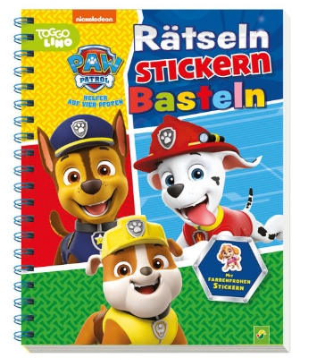 Bild von PAW Patrol - Rätseln Stickern Basteln