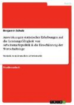 Bild von Auswirkungen statistischer Erhebungen auf die Leistungsfähigkeit von Arbeitsmarktpolitik & die Einschätzung der Wirtschaftslage (eBook)