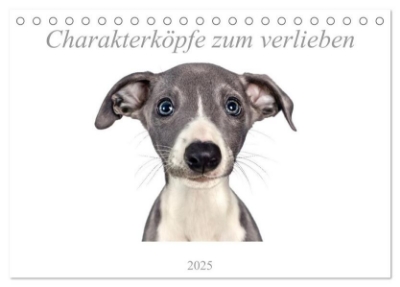 Bild von Charakterköpfe zum verlieben (Tischkalender 2025 DIN A5 quer), CALVENDO Monatskalender