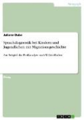 Bild von Sprachdiagnostik bei Kindern und Jugendlichen mit Migrationsgeschichte (eBook)