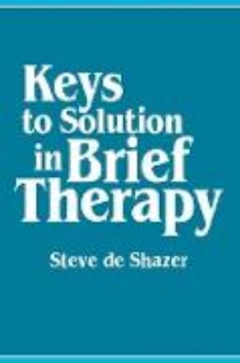 Bild zu Keys to Solution in Brief Therapy