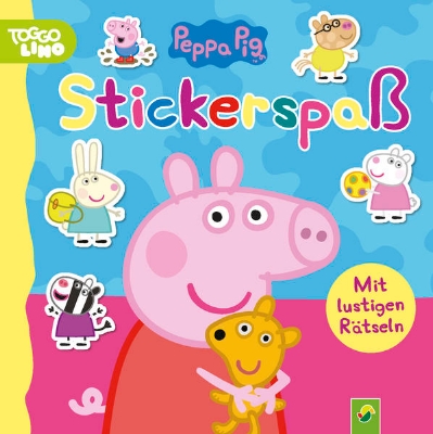 Bild von Peppa Pig Stickerspaß. Kunterbunte, kreative Seiten zum Stickern, Rätseln und Ausmalen