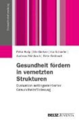 Bild von Gesundheit fördern in vernetzten Strukturen (eBook)