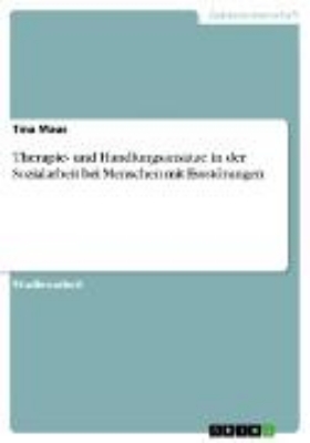 Bild von Therapie- und Handlungsansätze in der Sozialarbeit bei Menschen mit Essstörungen (eBook)