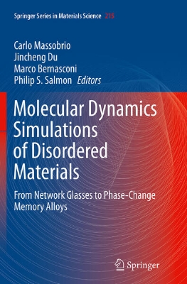 Bild von Molecular Dynamics Simulations of Disordered Materials