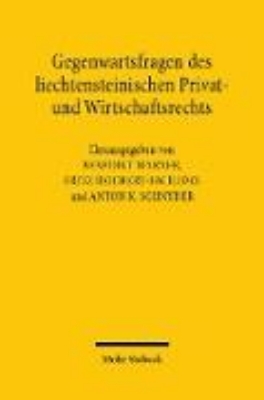 Bild von Gegenwartsfragen des liechtensteinischen Privat- und Wirtschaftsrechts (eBook)