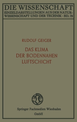 Bild von Das Klima der bodennahen Luftschicht (eBook)