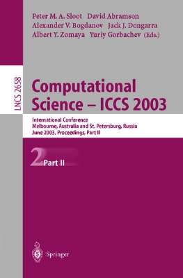 Bild von Computational Science - ICCS 2003