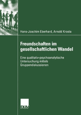 Bild von Freundschaften im gesellschaftlichen Wandel (eBook)