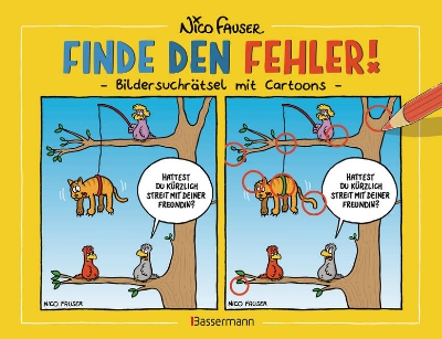 Bild von Finde den Fehler - Bildersuchrätsel mit Cartoons