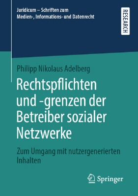 Bild von Rechtspflichten und -grenzen der Betreiber sozialer Netzwerke (eBook)