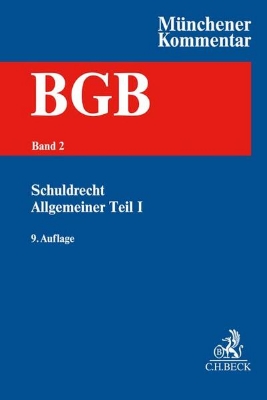 Bild von Münchener Kommentar zum Bürgerlichen Gesetzbuch Bd. 2: Schuldrecht - Allgemeiner Teil I - Fortsetzungskopf. Münchener Kommentar zum Bürgerlichen Gesetzbuch