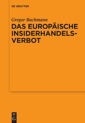 Bild zu Das Europäische Insiderhandelsverbot (eBook)