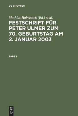 Bild zu Festschrift für Peter Ulmer zum 70. Geburtstag am 2. Januar 2003 (eBook)