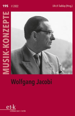 Bild zu MUSIK-KONZEPTE 195: Wolfgang Jacobi (eBook)