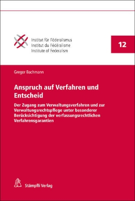 Bild von Anspruch auf Verfahren und Entscheid (eBook)