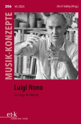 Bild zu MUSIK-KONZEPTE 206: Luigi Nono (eBook)