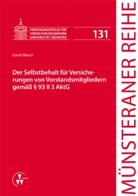 Bild zu Der Selbstbehalt für Versicherungen von Vorstandsmitgliedern gemäß § 93 II 3 AktG (eBook)