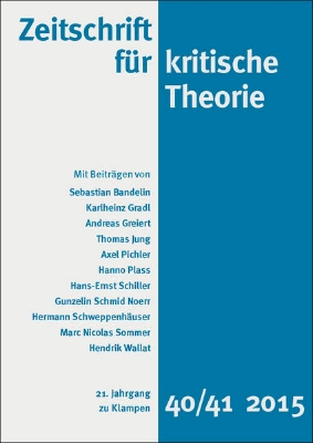 Bild von Zeitschrift für kritische Theorie / Zeitschrift für kritische Theorie, Heft 40/41 (eBook)