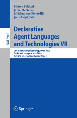 Bild von Declarative Agent Languages and Technologies VII