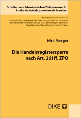 Bild von Die Handelsregistersperre nach Art. 261 ff. ZPO