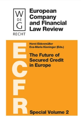 Bild von The Future of Secured Credit in Europe