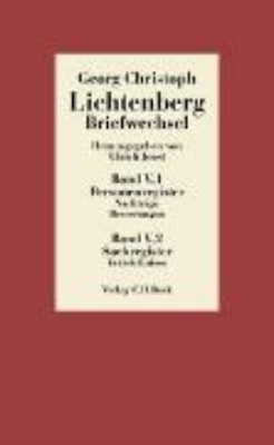 Bild von Lichtenberg Briefwechsel Bd. 5: Register (eBook)