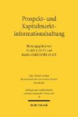 Bild von Prospekt- und Kapitalmarktinformationshaftung (eBook)