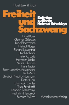 Bild zu Freiheit und Sachzwang (eBook)