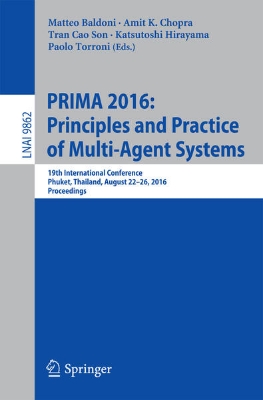 Bild zu PRIMA 2016: Principles and Practice of Multi-Agent Systems (eBook)