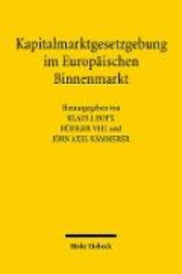 Bild zu Kapitalmarktgesetzgebung im Europäischen Binnenmarkt (eBook)