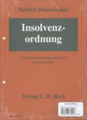 Bild von 27. Ergänzungslieferung - Insolvenzordnung