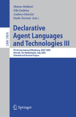 Bild zu Declarative Agent Languages and Technologies III (eBook)