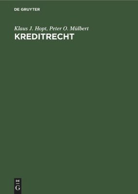 Bild zu Kreditrecht (eBook)