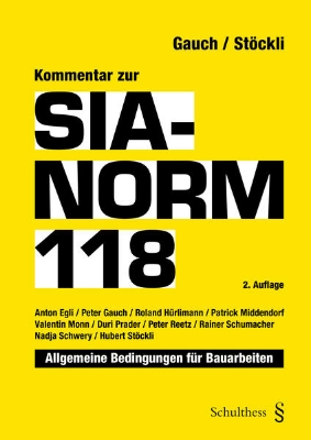 Bild von Kommentar zur SIA-Norm 118