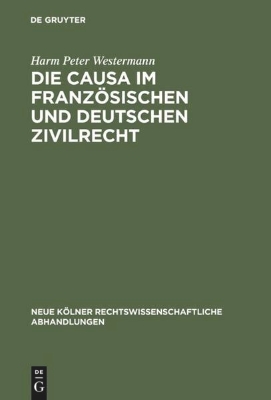 Bild von Die causa im französischen und deutschen Zivilrecht (eBook)