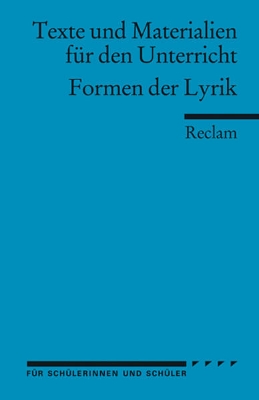 Bild zu Formen der Lyrik. (Texte und Materialien für den Unterricht)