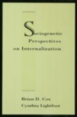 Bild von Sociogenetic Perspectives on Internalization (eBook)