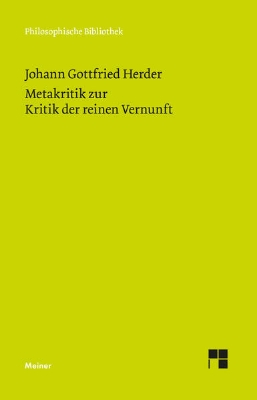 Bild von Metakritik zur Kritik der reinen Vernunft (eBook)