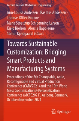 Bild von Towards Sustainable Customization: Bridging Smart Products and Manufacturing Systems