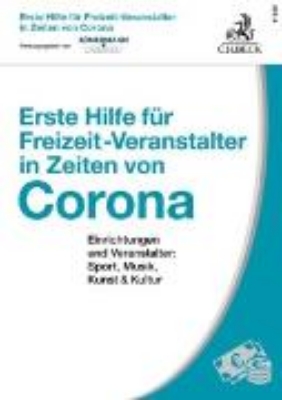 Bild zu Erste Hilfe für Freizeit-Veranstalter in Zeiten von Corona (eBook)