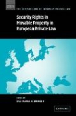 Bild von Security Rights in Movable Property in European Private Law