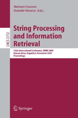 Bild von String Processing and Information Retrieval (eBook)